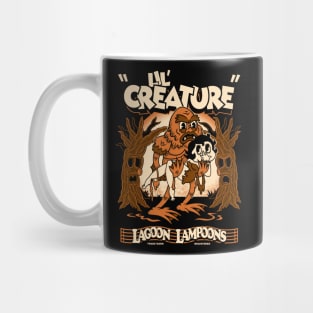 Lil Creature - Vintage Cartoon Black Lagoon - Creepy Cute Halloween Mug